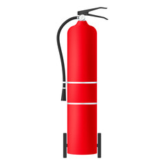 Fire extinguisher protection isolated.  stock illustration.