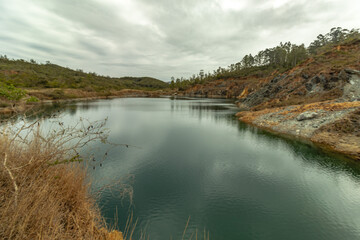 lake in the city of Catas Altas, State of Minas Gerais, Braz