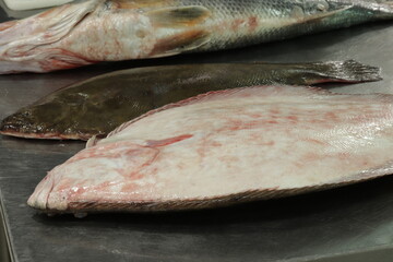 Peixe Linguado Cru / Frutos do Mar /  Seafood / Flounder fish