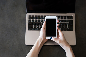 person holding smartphone
