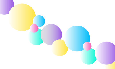 Abstract circles background colorful circles Vector Image
