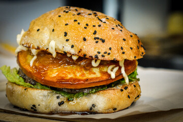 Hamburguesa artesanal