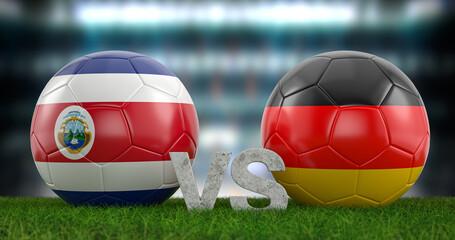 Football world cup group E Costa Rica vs Germany