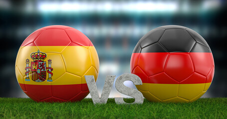 Football world cup group E Spain vs Germany