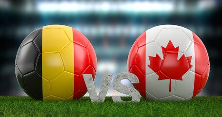 Football world cup group F Belgium vs Canada