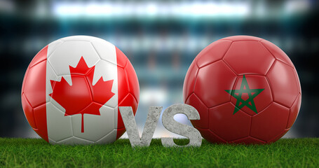 Football world cup group F Canada vs Morocco