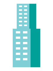 green color building construction