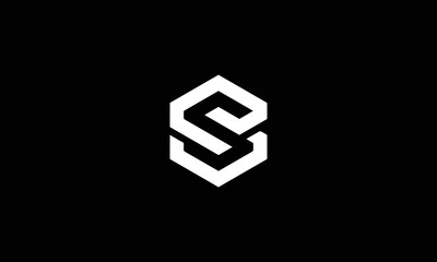 S logo design. abstract s initials logo