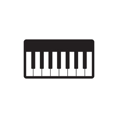 Fototapeta premium piano icon , music icon vector
