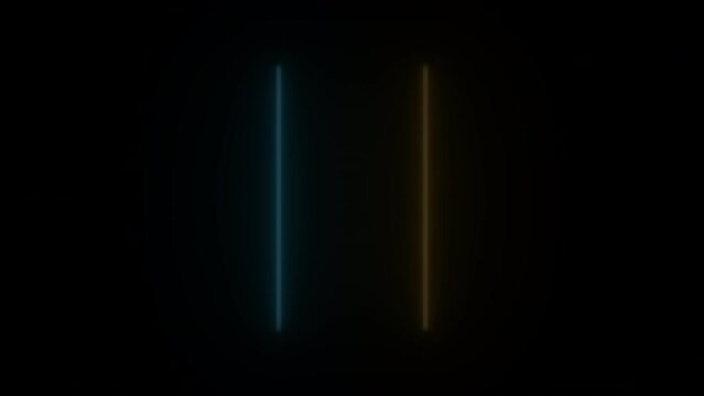 Concept 112-N1 Animated abstract neon light with led light effect and flashing moving pattern.