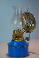 Lampu templok or traditional vintage kerosene lamp