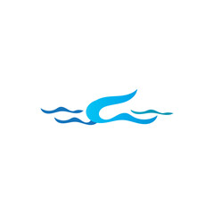 wave logo bussines element of nature concept design template