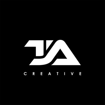 TJA Letter Initial Logo Design Template Vector Illustration