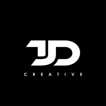 TJD Letter Initial Logo Design Template Vector Illustration