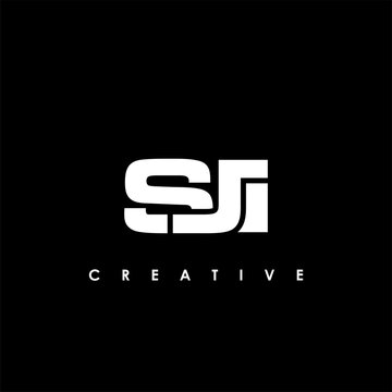 SJI Letter Initial Logo Design Template Vector Illustration