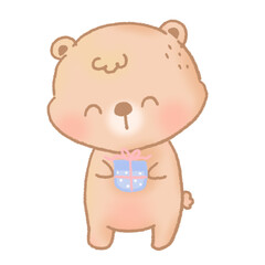 cute cartoon bear illustration