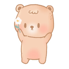 cute cartoon bear illustration