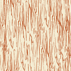 Hand-Drawn Peeling Bark Seamless Pattern Texture Vector. Great as a background for nature themed posts and packaging.
