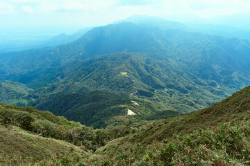 Fototapeta na wymiar 三重県　竜ヶ岳から見える山並み