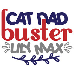 cat dad buster lily max