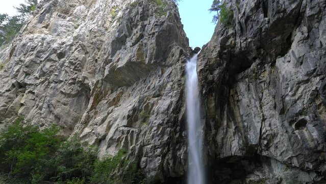Great Waterfall Ilomska, Vlasic Mountain, Bosnia and Herzegovina - (4K)