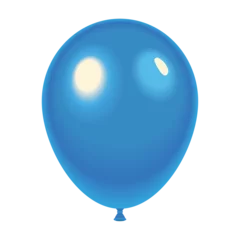 Fotobehang blue balloon helium floating © Jemastock