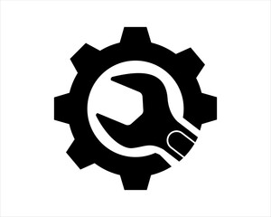 Gear with wrench shape inside