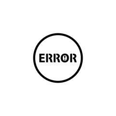 error icon vector design templates