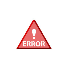 error icon vector design templates