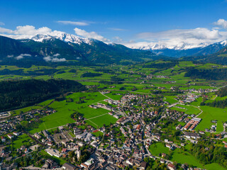 Windischgarsten im Traunvierten von oben