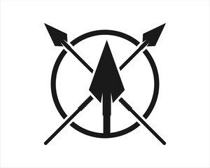 Circle with three spear inside