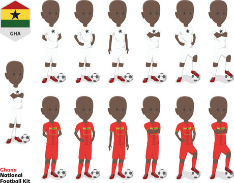 Ghana Football Team Kit, Home Kit And Away Kit