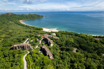 Aerial photography Reserva Conchal Guanacaste