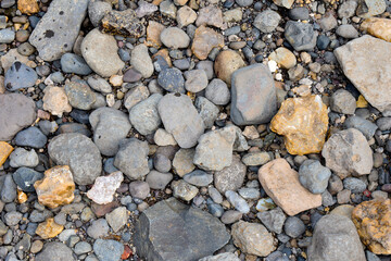 Rock, River stone, pattern pebbles texture background