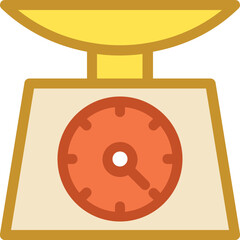 Kitchen Scale Vector Icon 