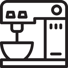 Coffee Machine Vector Icon