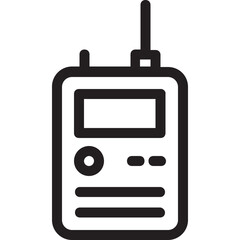Walkie Talkie Vector Icon