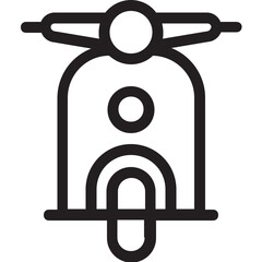 Vespa Vector Icon
