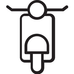 Vespa Vector Icon