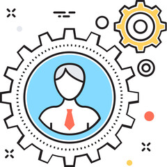 Management Vector Icon