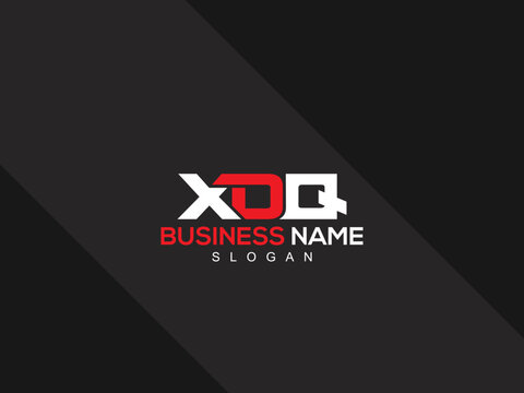 Unique Three XDQ Letter Logo, Creative xd Logo Design For Your Shop