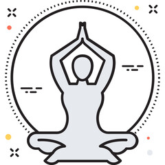 Yoga Vector Icon
