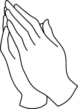 Praying Hands Coloring Page