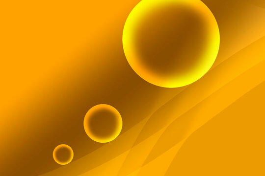 Abstract gold circle for background design.