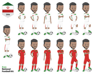 Iran Football Team Kit, Home kit and Away Kit