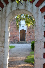 Naklejka premium entrance to the castle