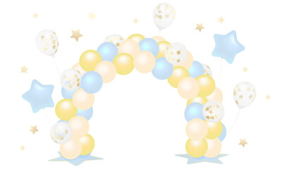 バルーンアーチのイラスト © デデムシ