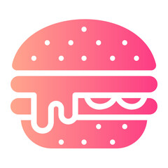 burger gradient icon