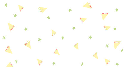 フルーツサンドとお星さま（ホワイト・グリーン）