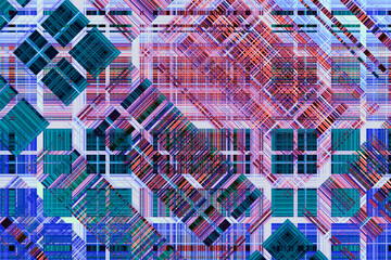 Abstract geometric background in futuristic style for design, web.